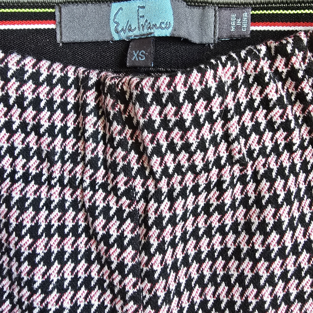 Eva Franco Houndstooth Skirt